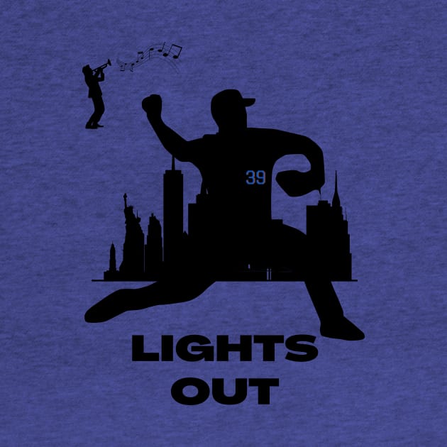 Edwin Diaz New York Mets Lights Out by Shine Threads